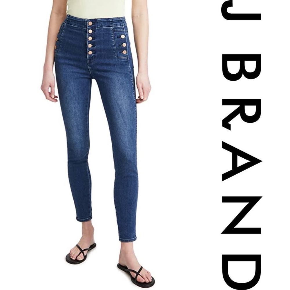 j brand jeans | J Brand women’s Natasha sky high jeans, moxie, blue, size 25